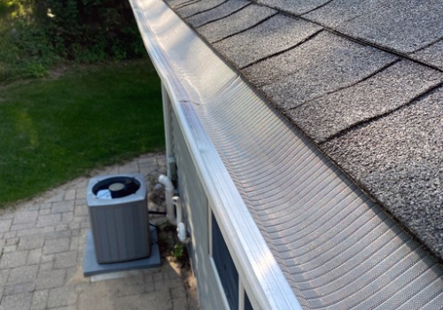Newly installed Gutter Guards in Peoria IL