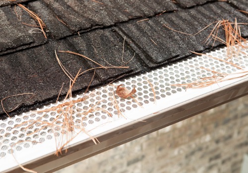Gutter Screens in Peoria IL preventing debris from getting into gutters